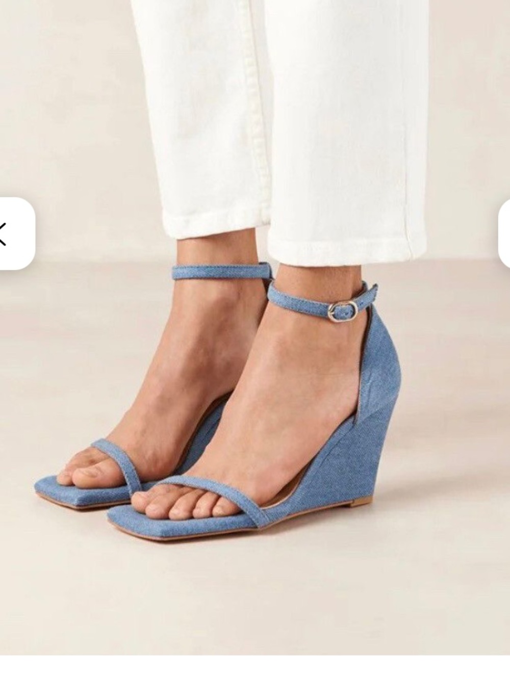 NWOB ALOHAS Gata Drnim Ankle-Strap Wedge Sandals
